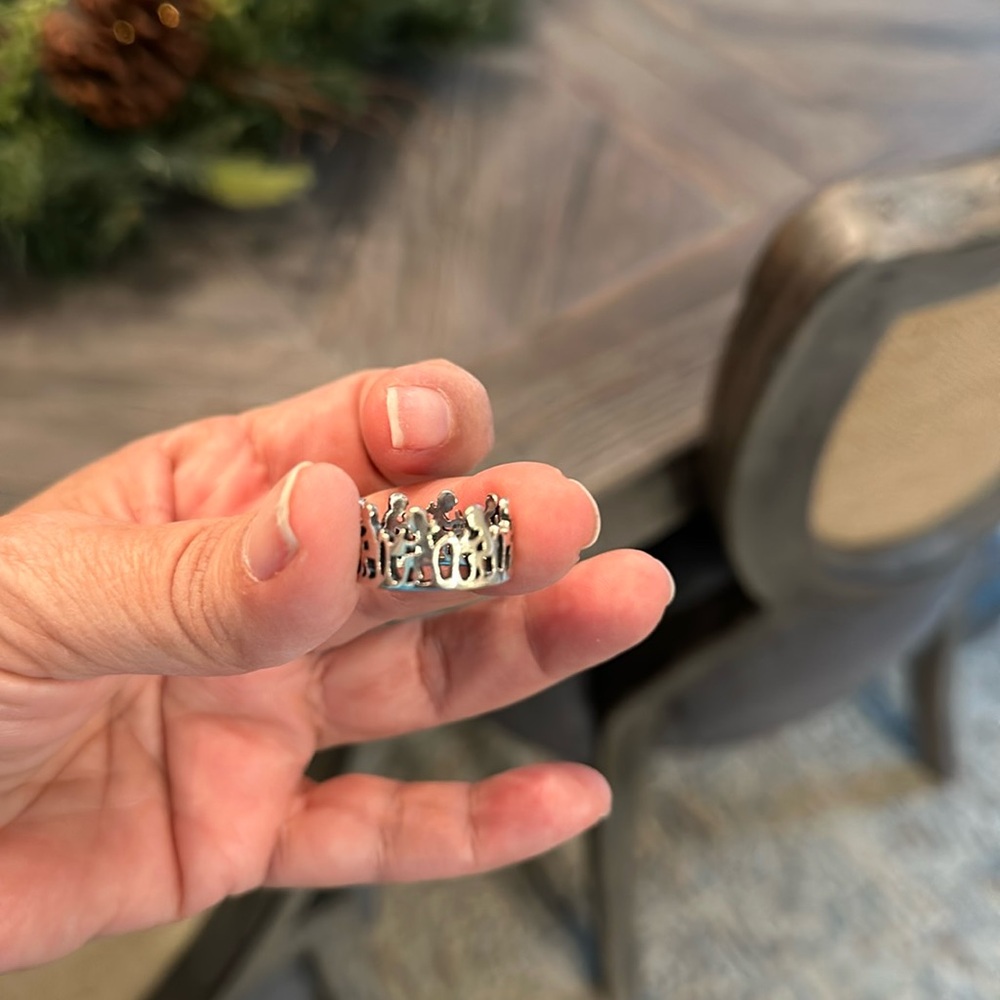James Avery Silver Crown Ring